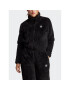 adidas Суитшърт Essentials+ Fluffy Teddy Slim Zip Top IC2252 Черен Regular Fit - Pepit.bg