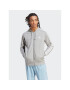 adidas Суитшърт Essentials French Terry 3-Stripes Full-Zip Hoodie IC9833 Сив Regular Fit - Pepit.bg