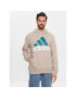 adidas Суитшърт Essentials French Terry Big Logo Hoodie IJ8584 Бежов Regular Fit - Pepit.bg