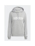 adidas Суитшърт Essentials Linear Hoodie IC6884 Сив Regular Fit - Pepit.bg