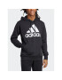 adidas Суитшърт Essentials Logo Hoodie IC0440 Черен Regular Fit - Pepit.bg