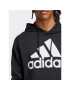 adidas Суитшърт Essentials Logo Hoodie IC0440 Черен Regular Fit - Pepit.bg