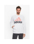 adidas Суитшърт Essentials Logo IJ8573 Бял Regular Fit - Pepit.bg