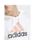 adidas Суитшърт Essentials Logo IJ8573 Бял Regular Fit - Pepit.bg