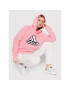 adidas Суитшърт Essentials Outline Logo HC9174 Розов Loose Fit - Pepit.bg