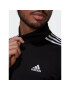 adidas Суитшърт Essentials Warm-Up 3-Stripes H46099 Черен Regular Fit - Pepit.bg