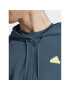 adidas Суитшърт Future Icons 3-Stripes Full-Zip Hoodie IJ8878 Електриков Regular Fit - Pepit.bg