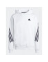 adidas Суитшърт Future Icons 3-Stripes Hoodie IC6720 Бял Regular Fit - Pepit.bg