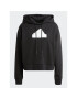 adidas Суитшърт Future Icons Badge of Sport Hoodie IB8501 Черен Loose Fit - Pepit.bg