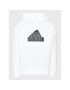 adidas Суитшърт Future Icons Badge of Sport Hoodie IC3746 Бял Regular Fit - Pepit.bg