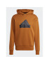 adidas Суитшърт Future Icons Badge of Sport Hoodie IC3748 Кафяв Regular Fit - Pepit.bg