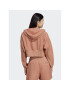 adidas Суитшърт Lounge Terry Loop Hoodie HZ1598 Кафяв Loose Fit - Pepit.bg