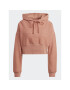 adidas Суитшърт Lounge Terry Loop Hoodie HZ1598 Кафяв Loose Fit - Pepit.bg