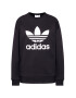 adidas Суитшърт Trefoil Crew FM3272 Черен Regular Fit - Pepit.bg