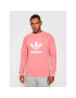 adidas Суитшърт Trefoil Crew GP1025 Розов Standard Fit - Pepit.bg