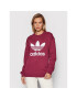 adidas Суитшърт Trefoil Crew H33579 Бордо Regular Fit - Pepit.bg