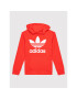 adidas Суитшърт Trefoil H37764 Червен Regular Fit - Pepit.bg