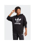 adidas Суитшърт Trefoil Hoodie IB7432 Черен Regular Fit - Pepit.bg