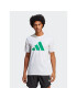 adidas Тениска от техническо трико Essentials Feelready Logo IC1219 Бял Regular Fit - Pepit.bg