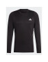 adidas Тениска от техническо трико Run Icons 3-Stripes HN8024 Черен Slim Fit - Pepit.bg