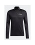 adidas Тениска с дълъг ръкав Terrex Multi Half-Zip Long-Sleeve Top HT9501 Черен Slim Fit - Pepit.bg