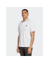 adidas Тениска с яка и копчета Essentials Piqué Small Logo Polo Shirt IC9315 Бял Regular Fit - Pepit.bg