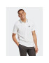 adidas Тениска с яка и копчета Essentials Piqué Small Logo Polo Shirt IC9315 Бял Regular Fit - Pepit.bg