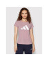 adidas Тениска от техническо трико 3-Stripes HG0242 Розов Regular Fit - Pepit.bg