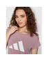 adidas Тениска от техническо трико 3-Stripes HG0242 Розов Regular Fit - Pepit.bg