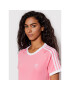 adidas Тишърт adicolor Classics 3-Stripes HM6414 Розов Slim Fit - Pepit.bg