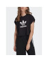 adidas Тишърт Adicolor Classics Short Trefoil T-Shirt IB1406 Черен Oversize - Pepit.bg