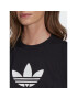 adidas Тишърт Adicolor Classics Short Trefoil T-Shirt IB1406 Черен Oversize - Pepit.bg