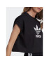 adidas Тишърт Adicolor Classics Short Trefoil T-Shirt IB1406 Черен Oversize - Pepit.bg