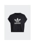 adidas Тишърт Adicolor Classics Short Trefoil T-Shirt IB1406 Черен Oversize - Pepit.bg