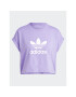 adidas Тишърт Adicolor Classics Short Trefoil T-Shirt IC5468 Виолетов Oversize - Pepit.bg