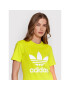 adidas Тишърт adicolor Classics Trefoil HE6872 Жълт Regular Fit - Pepit.bg