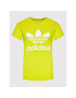 adidas Тишърт adicolor Classics Trefoil HE6872 Жълт Regular Fit - Pepit.bg