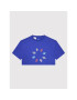adidas Тишърт adicolor Cropped HE4775 Син Relaxed Fit - Pepit.bg