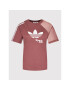 adidas Тишърт adicolor Split Trefoil HC7044 Розов Regular Fit - Pepit.bg