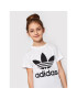 adidas Тишърт adicolor Trefoil H25246 Бял Regular Fit - Pepit.bg