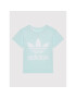 adidas Тишърт adicolor Trefoil HS8864 Син Regular Fit - Pepit.bg