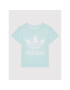 adidas Тишърт adicolor Trefoil HS8864 Син Regular Fit - Pepit.bg
