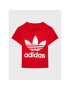 adidas Тишърт adicolor Trefoil IC6110 Червен Regular Fit - Pepit.bg