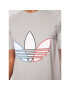 adidas Тишърт adicolor Tricolor GQ8917 Сив Regular Fit - Pepit.bg