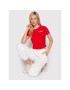 adidas Тишърт Binding Details HL6570 Червен Slim Fit - Pepit.bg