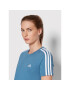 adidas Тишърт Essentials 3-Stripes HF7238 Син Slim Fit - Pepit.bg