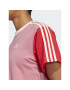 adidas Тишърт Essentials 3-Stripes Single Jersey Crop Top IC9926 Розов Loose Fit - Pepit.bg