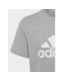 adidas Тишърт Essentials Big Logo Cotton T-Shirt HR6379 Сив Regular Fit - Pepit.bg