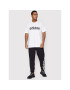 adidas Тишърт Essentials Embroidered Linear Logo GL0058 Бял Regular Fit - Pepit.bg