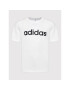 adidas Тишърт Essentials Embroidered Linear Logo GL0058 Бял Regular Fit - Pepit.bg